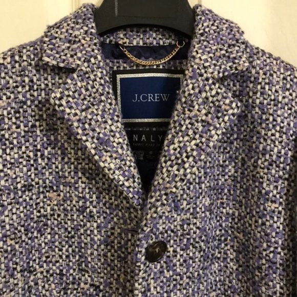 J. Crew Lady coat in Italian tweed 00 0 2 4 6 - Picture 4 of 9